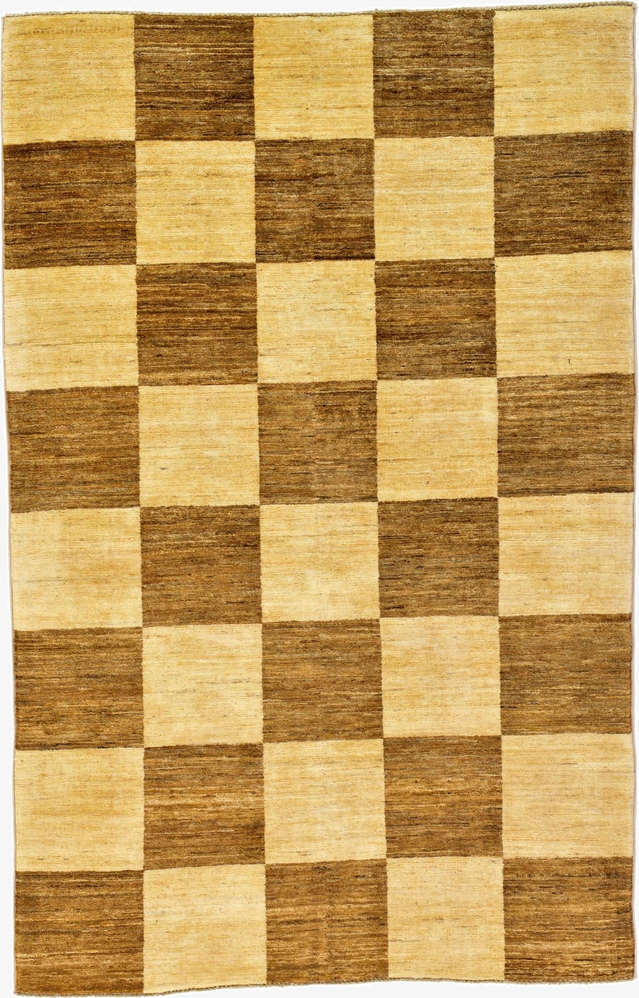  4' 2 x 6' 5  Hand Knotted Modern Ziegler Oriental Rug