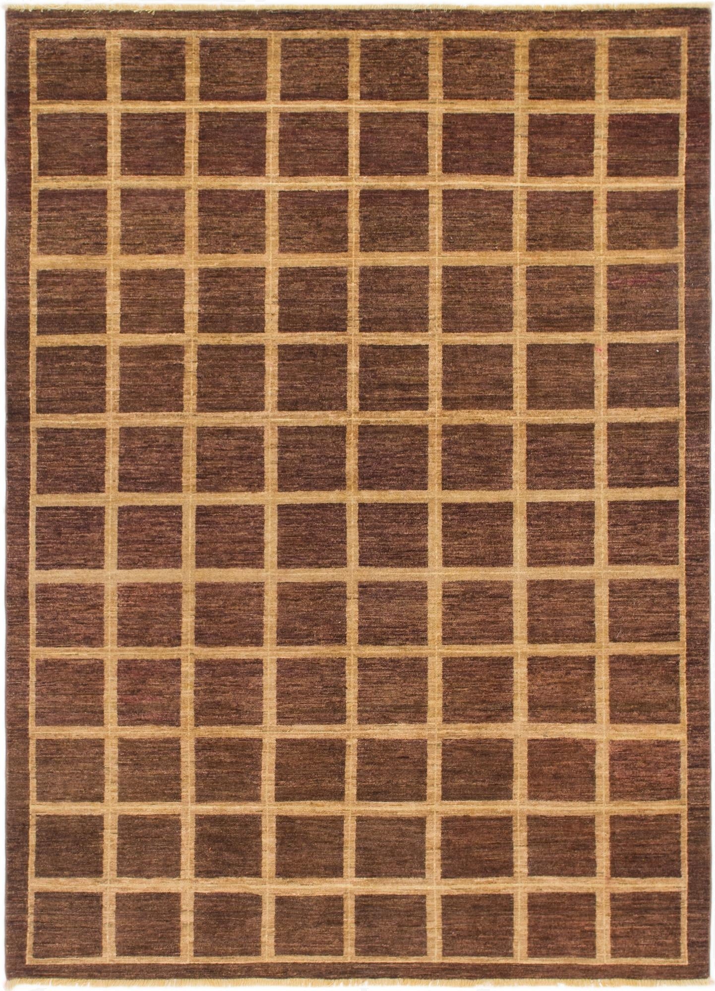  5' 9 x 8'  Hand Knotted Modern Ziegler Rug