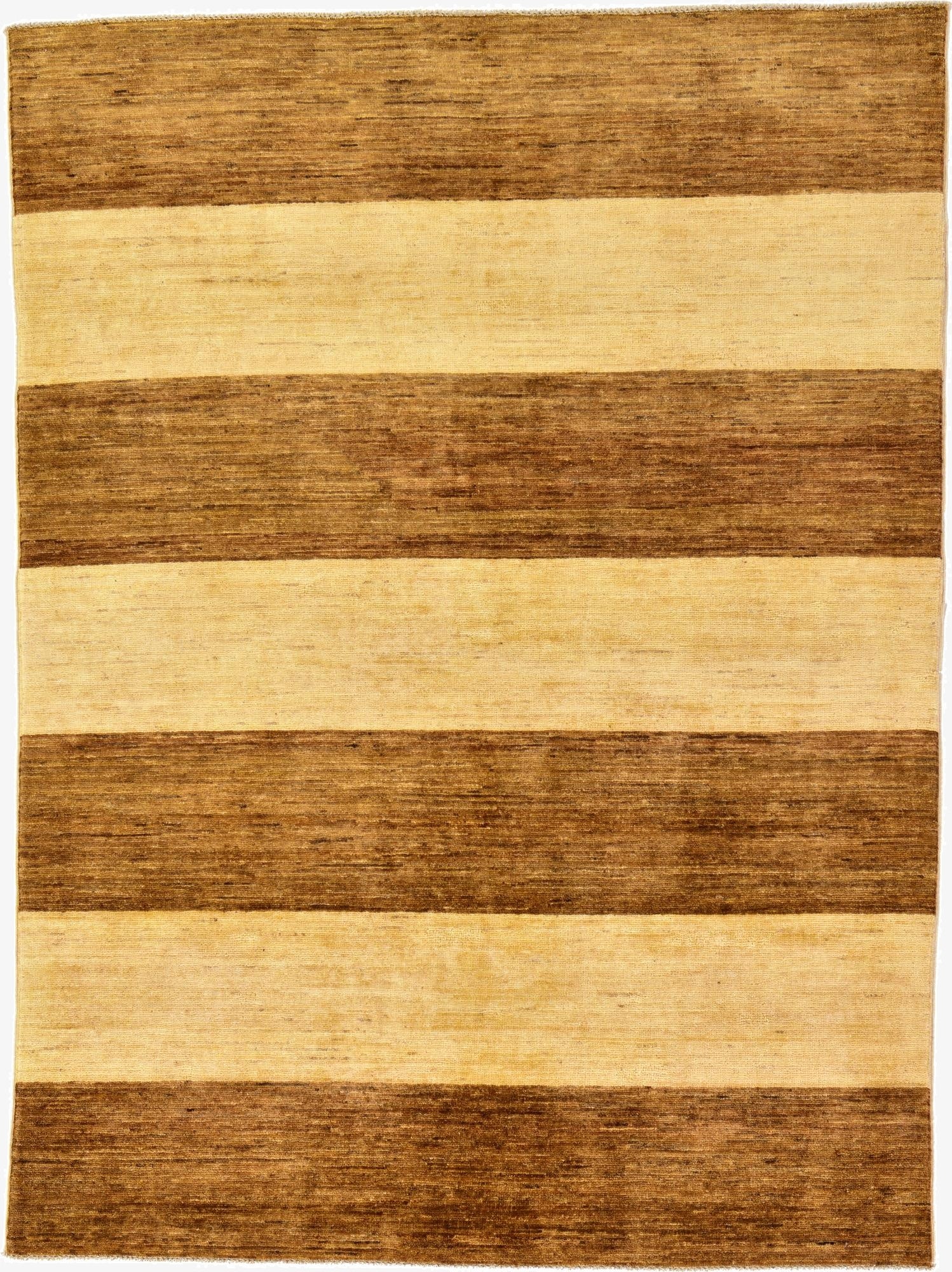  4' 9 x 6' 4  Hand Knotted Modern Ziegler Oriental Rug