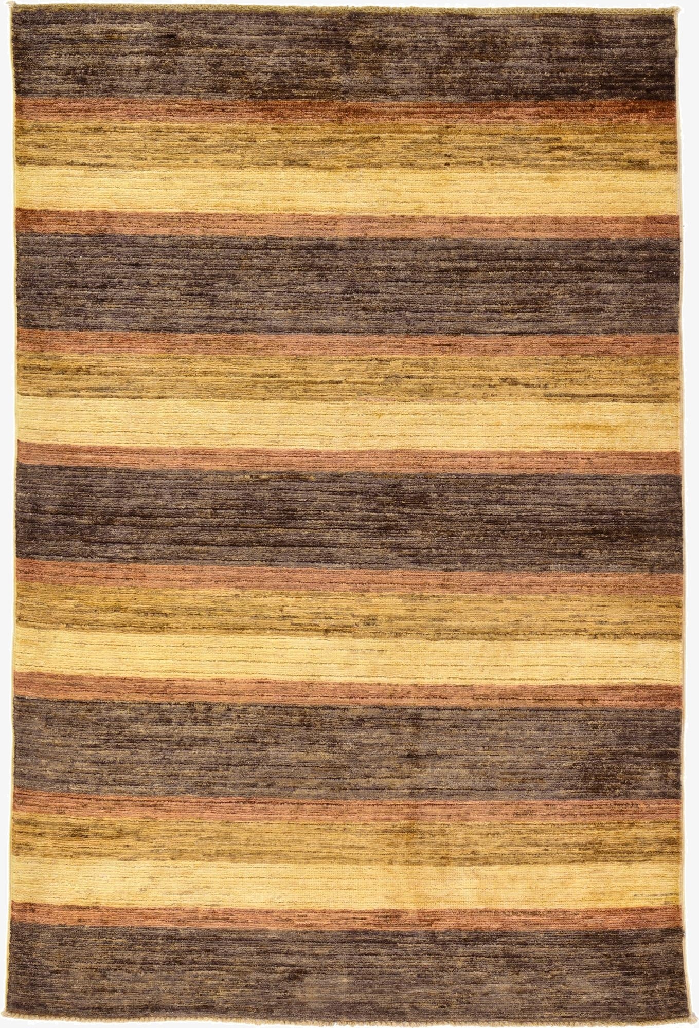  3' 11 x 5' 9  Hand Knotted Modern Ziegler Oriental Rug