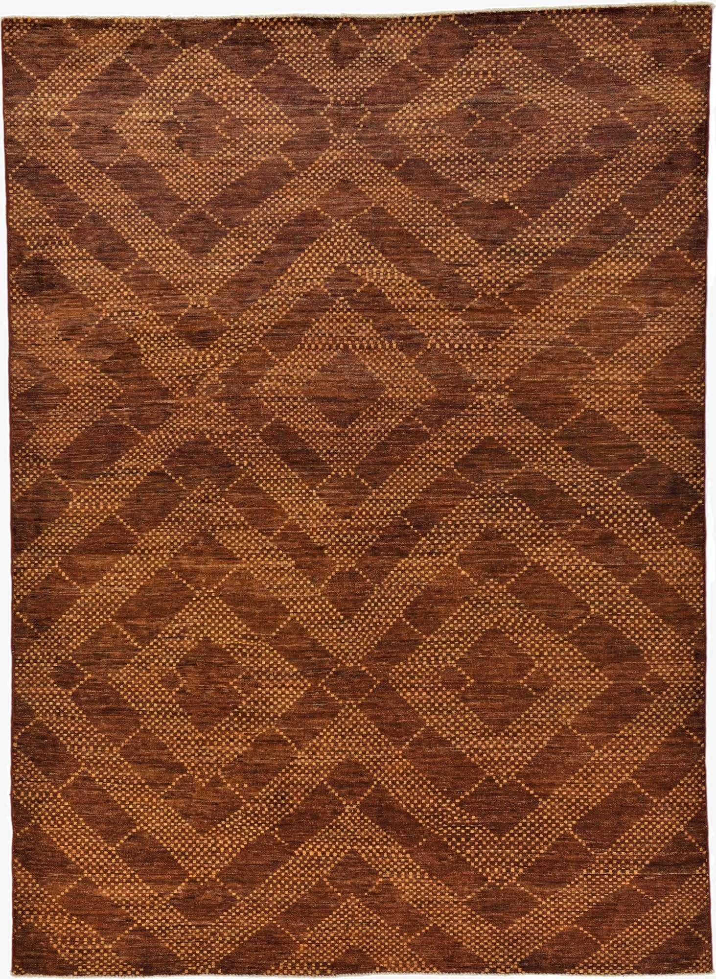 5' 7 x 7' 8  Hand Knotted Modern Ziegler Oriental Rug