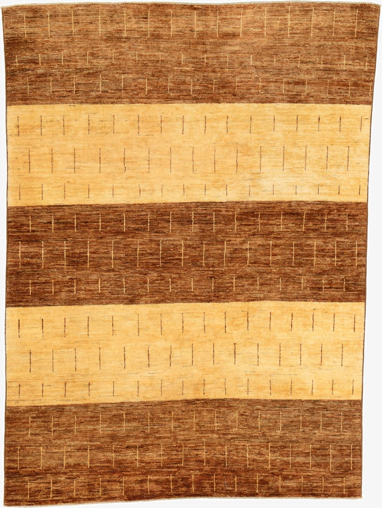  4' 10 x 6' 5  Hand Knotted Modern Ziegler Oriental Rug