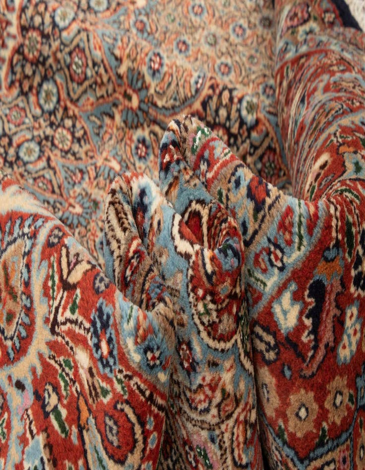 Detail image of  8' 1 x 9' 6  Hand Knotted Mood Persian Wool Rug