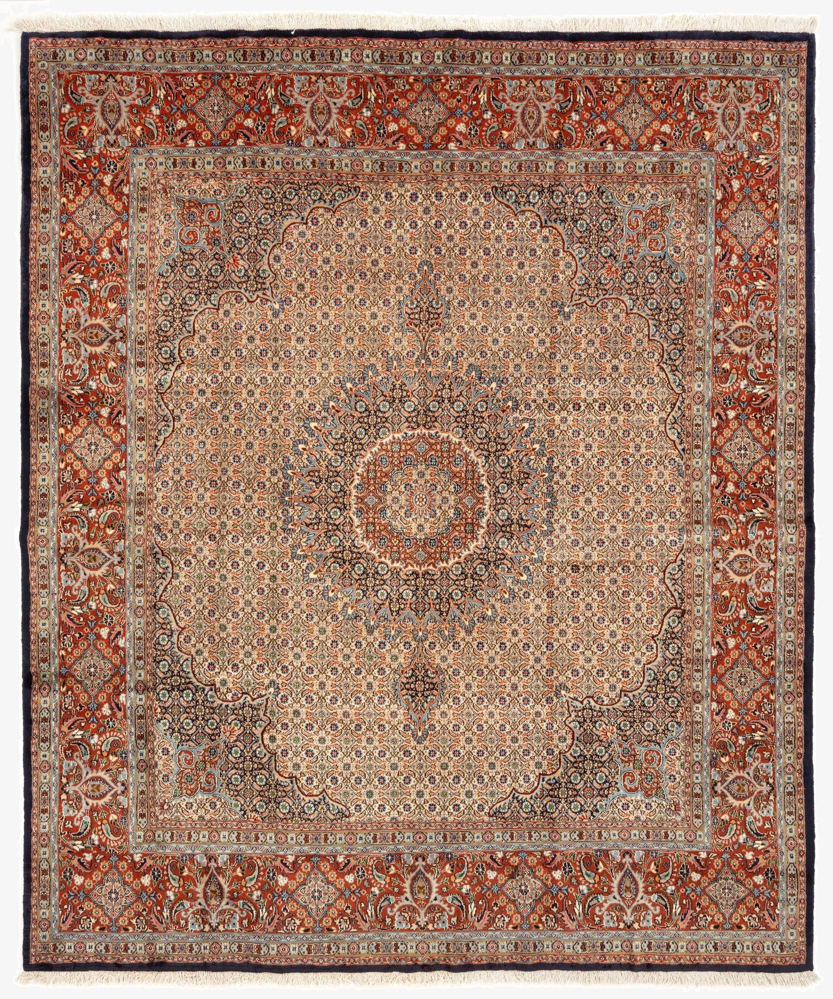  8' 1 x 9' 6  Hand Knotted Mood Persian Wool Rug