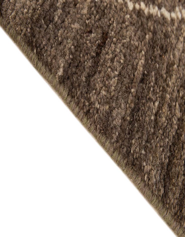 Detail image of  4' 8 x 6' 8  Hand Knotted Moroccan Wool Rug