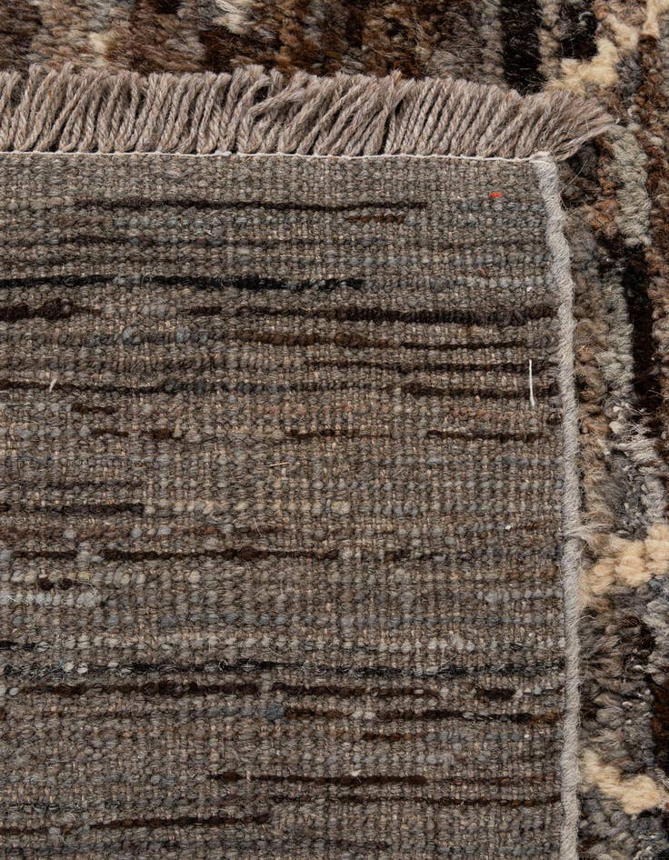 Detail image of  5' x 6' 4  Hand Knotted Moroccan Wool Rug