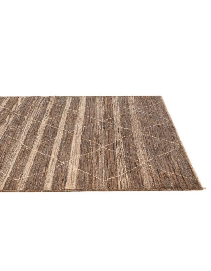 Detail image of  5' x 6' 7  Hand Knotted Moroccan Wool Rug