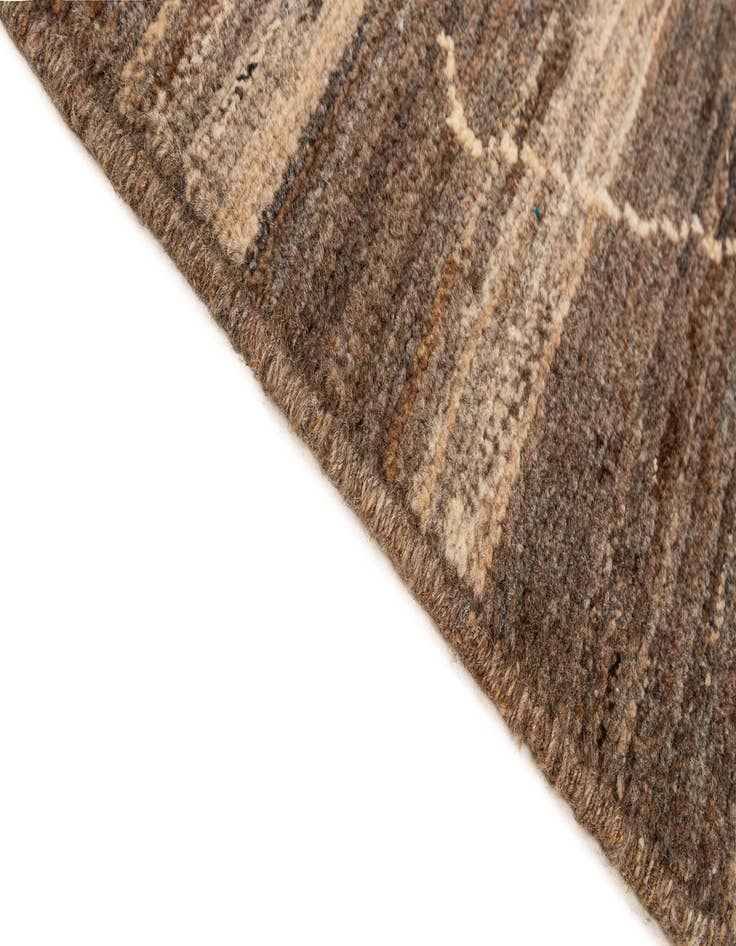 Detail image of  5' x 6' 7  Hand Knotted Moroccan Wool Rug