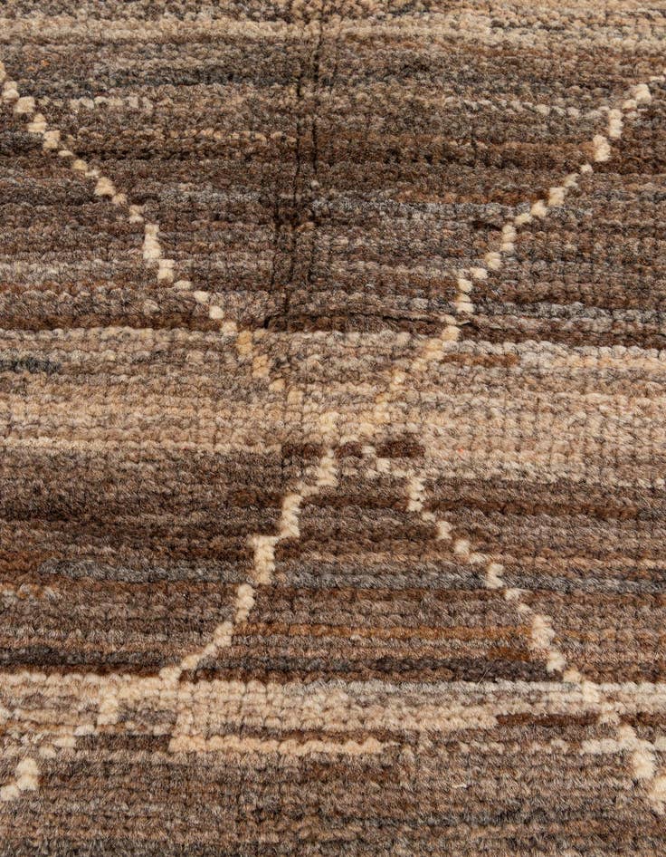 Detail image of  5' x 6' 7  Hand Knotted Moroccan Wool Rug