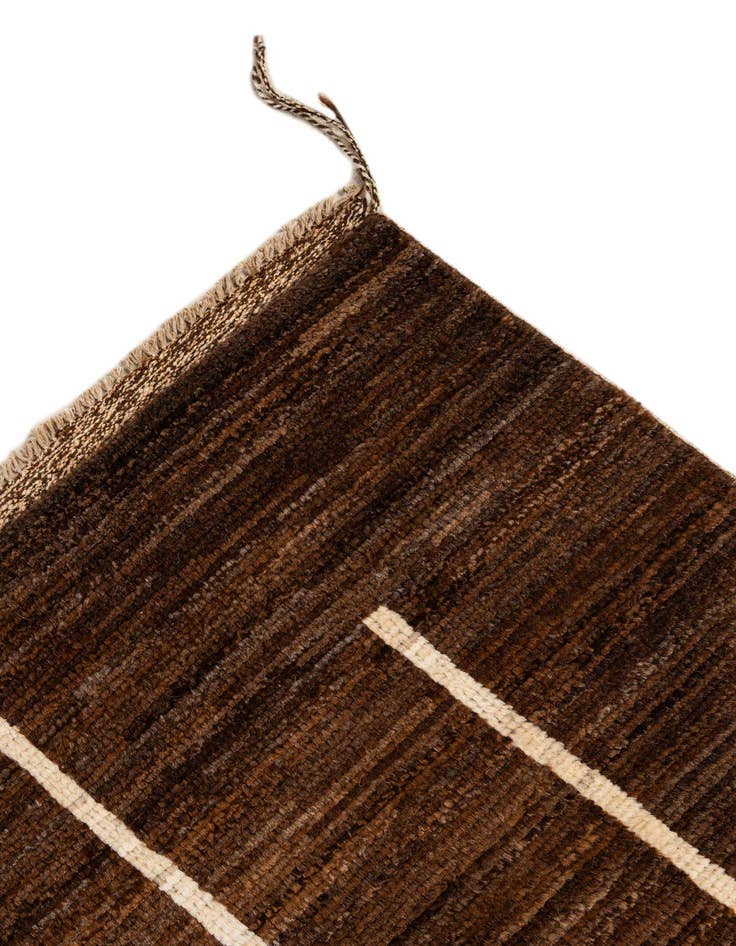 Detail image of  5' x 6' 6  Hand Knotted Moroccan Wool Rug