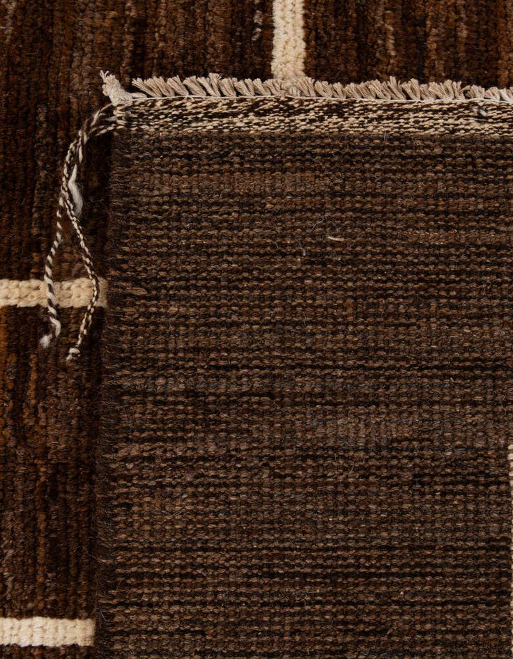 Detail image of  5' x 6' 6  Hand Knotted Moroccan Wool Rug