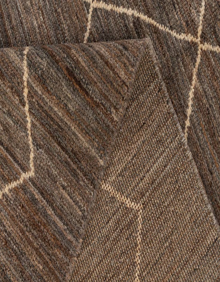 Detail image of  5' x 6' 7  Hand Knotted Moroccan Wool Rug