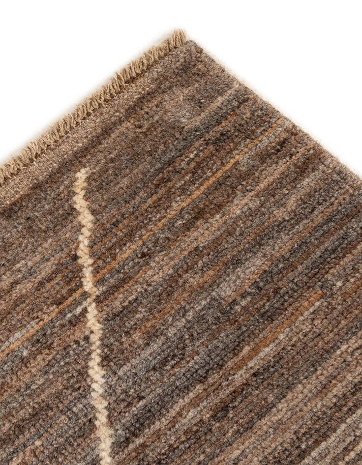 Detail image of  5' x 6' 7  Hand Knotted Moroccan Wool Rug