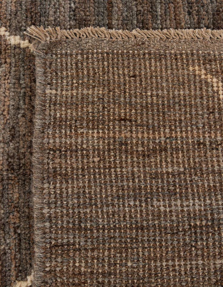 Detail image of  5' x 6' 7  Hand Knotted Moroccan Wool Rug