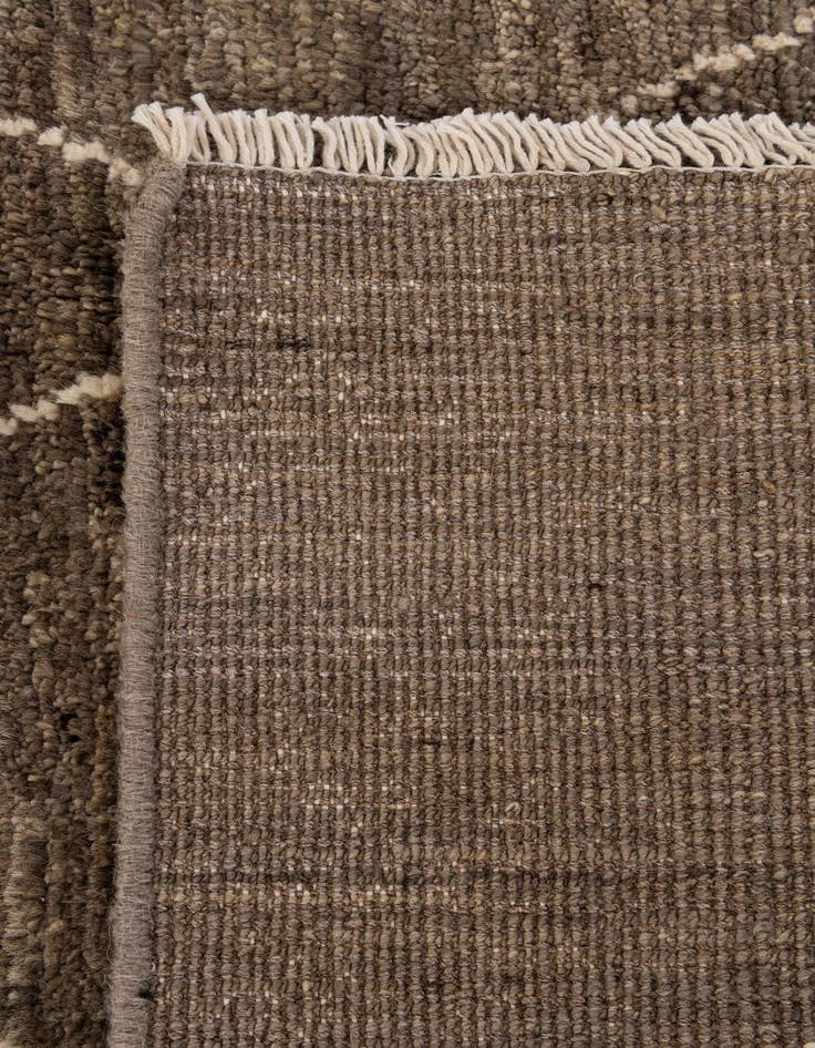 Detail image of  5' x 6' 9  Hand Knotted Moroccan Wool Rug