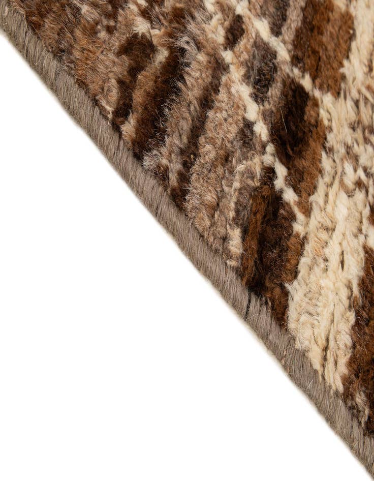 Detail image of  5' 5 x 7' 9  Hand Knotted Moroccan Wool Rug