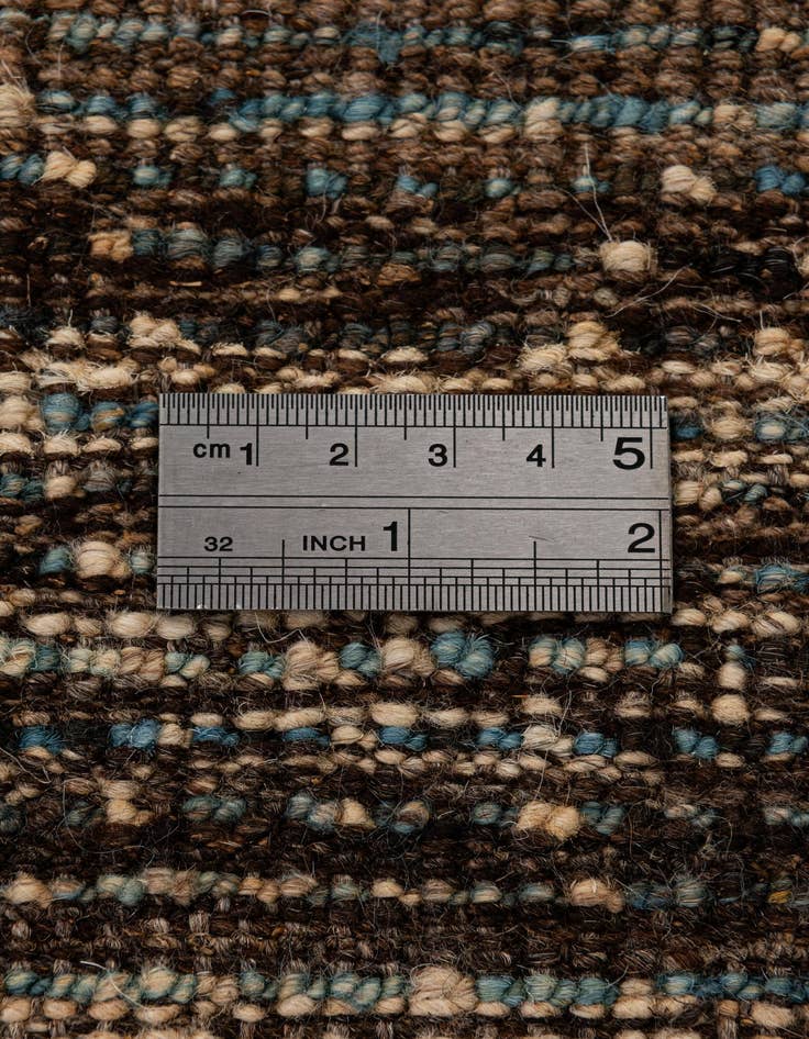 Detail image of  5' 7 x 8' 3  Hand Knotted Moroccan Wool Rug