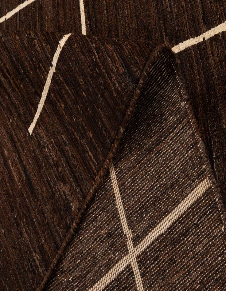 Detail image of  5' 8 x 7' 10  Hand Knotted Moroccan Wool Rug