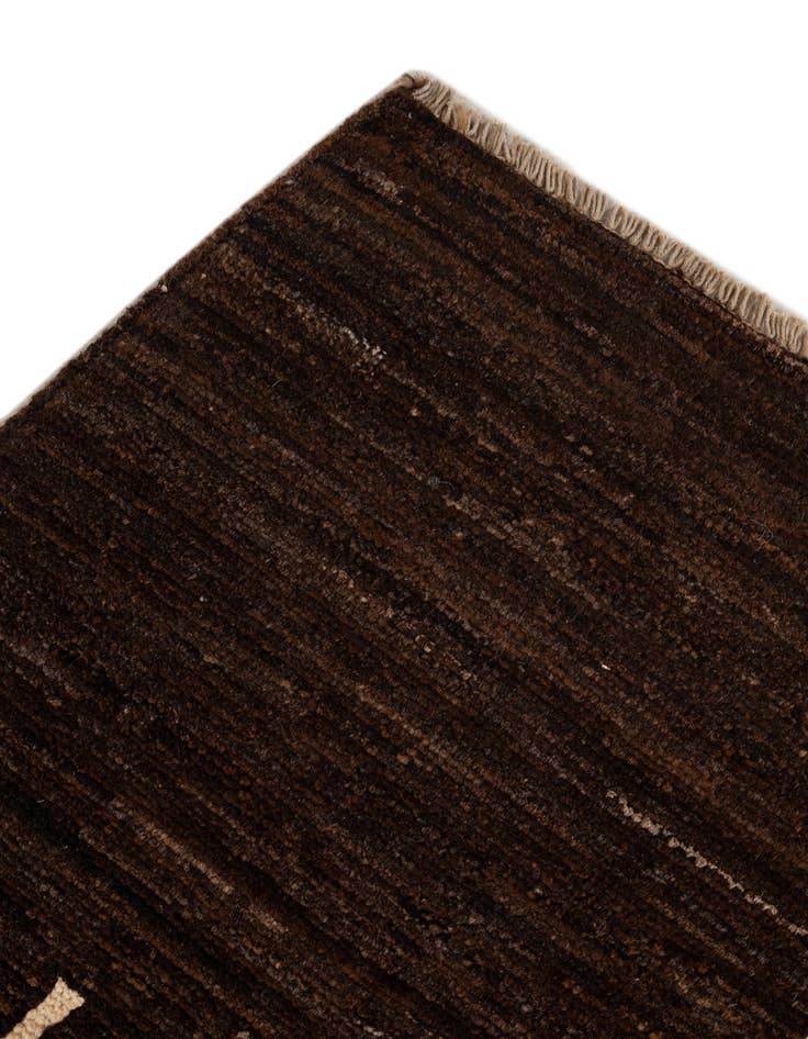 Detail image of  5' 8 x 7' 10  Hand Knotted Moroccan Wool Rug