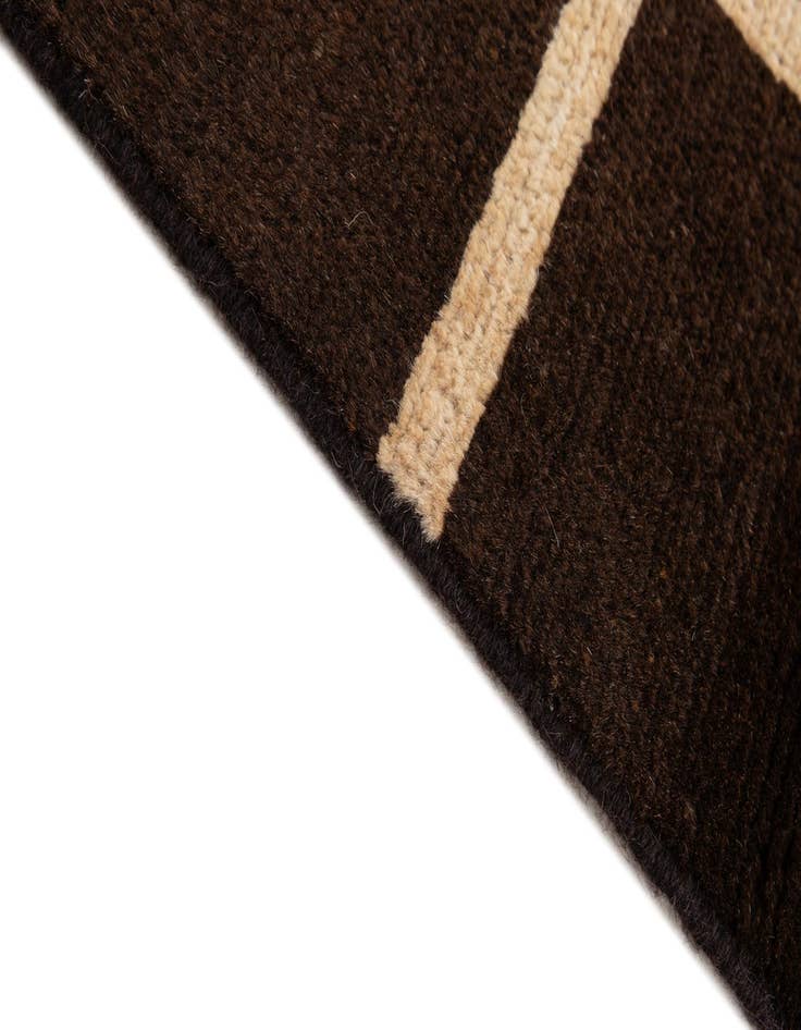 Detail image of  5' 7 x 7' 11  Hand Knotted Moroccan Wool Rug