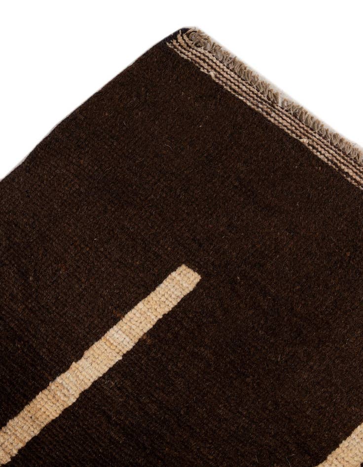 Detail image of  5' 7 x 7' 11  Hand Knotted Moroccan Wool Rug