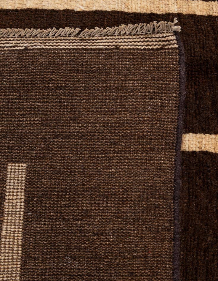 Detail image of  5' 7 x 7' 11  Hand Knotted Moroccan Wool Rug