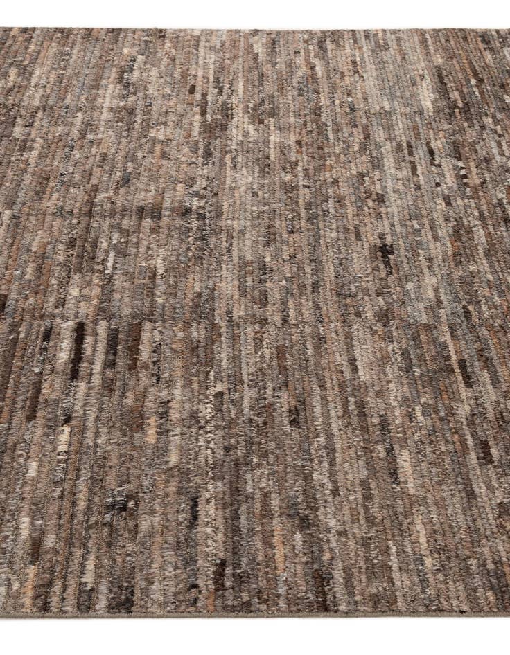 Detail image of  6' 4 x 9' 8  Hand Knotted Moroccan Wool Rug