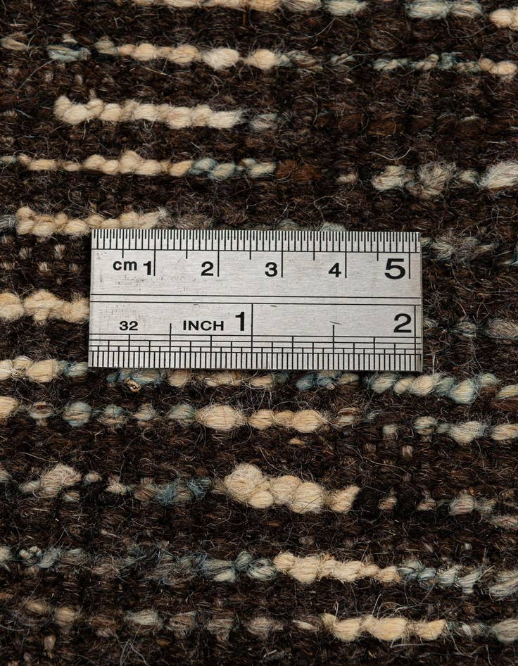 Detail image of  6' 9 x 9' 9  Hand Knotted Moroccan Wool Rug