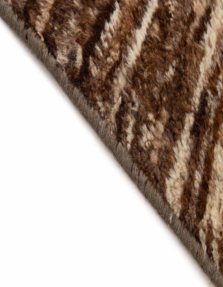 Detail image of  7' 11 x 9' 6  Hand Knotted Moroccan Wool Rug