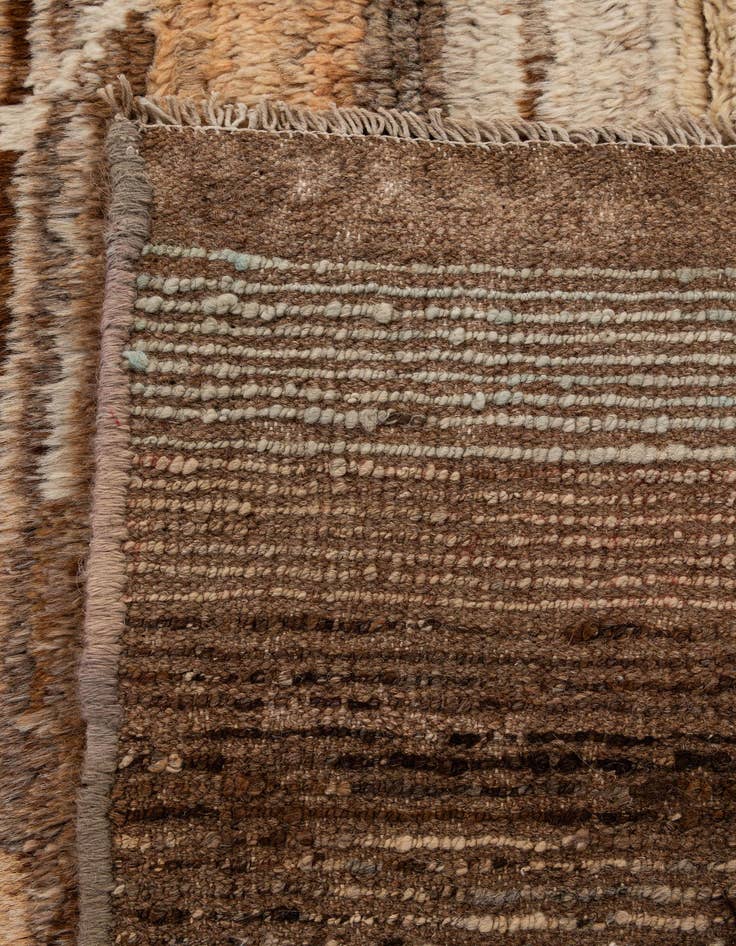 Detail image of  8' 2 x 10' 2  Hand Knotted Moroccan Wool Rug