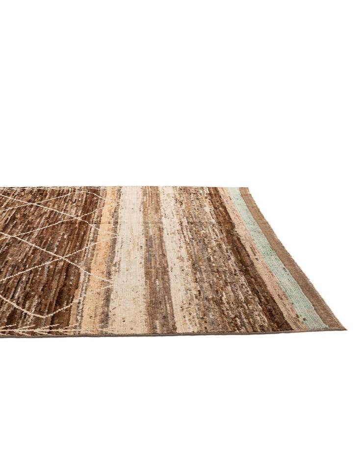 Detail image of  8' 2 x 10' 2  Hand Knotted Moroccan Wool Rug