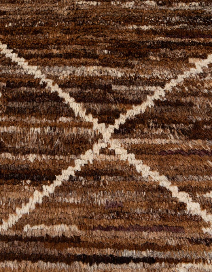 Detail image of  8' 2 x 10' 2  Hand Knotted Moroccan Wool Rug