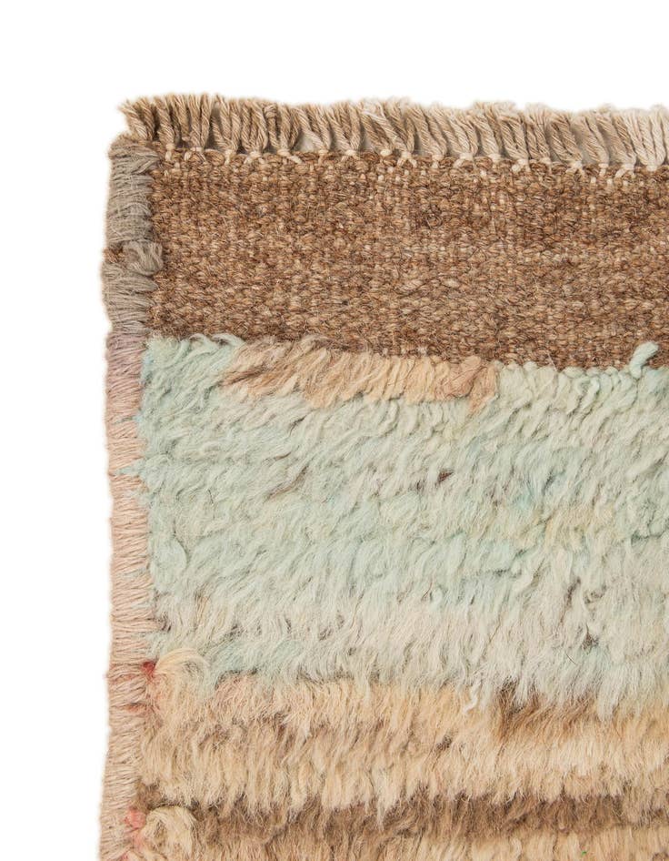 Detail image of  8' 2 x 10' 2  Hand Knotted Moroccan Wool Rug