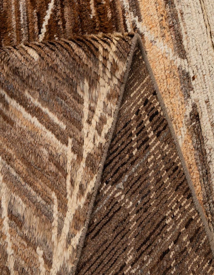 Detail image of  8' 2 x 10' 2  Hand Knotted Moroccan Wool Rug