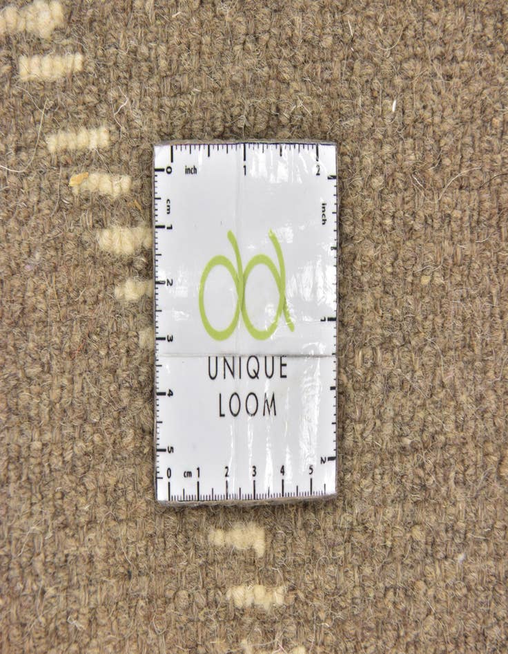 Detail image of  6' 10 x 9' 2  Hand Knotted Moroccan Wool Rug