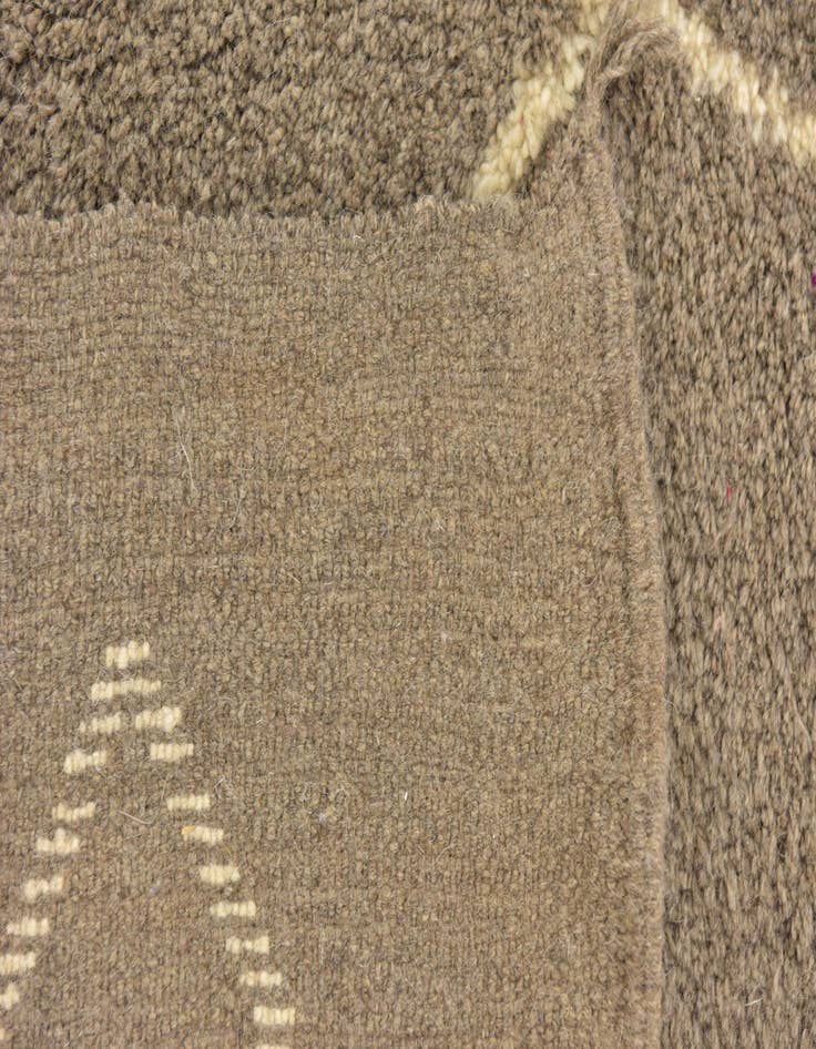 Detail image of  6' 10 x 9' 2  Hand Knotted Moroccan Wool Rug