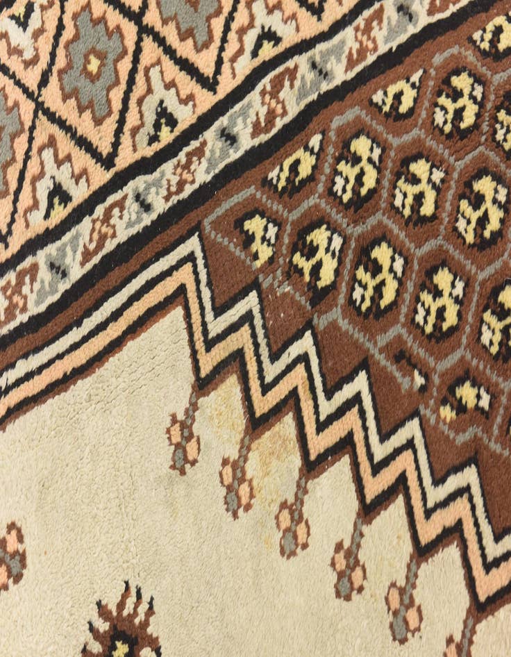 Detail image of  6' 10 x 9' 5  Hand Knotted Moroccan Wool Rug