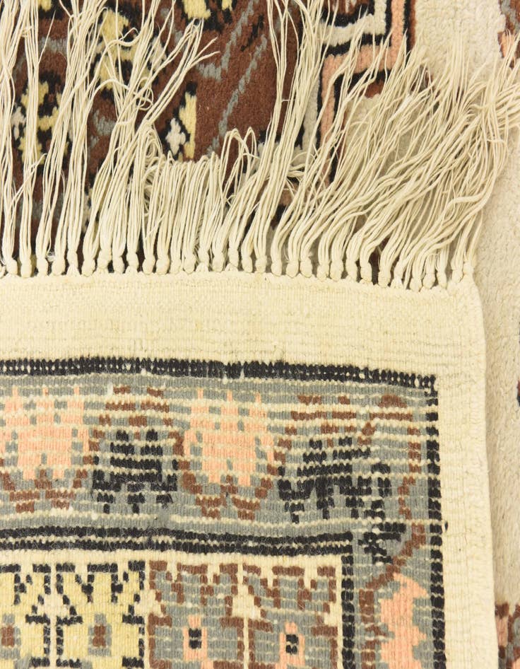 Detail image of  6' 10 x 9' 5  Hand Knotted Moroccan Wool Rug