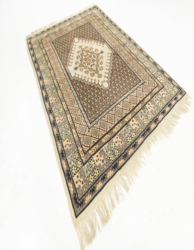 Detail image of  6' 10 x 9' 5  Hand Knotted Moroccan Wool Rug