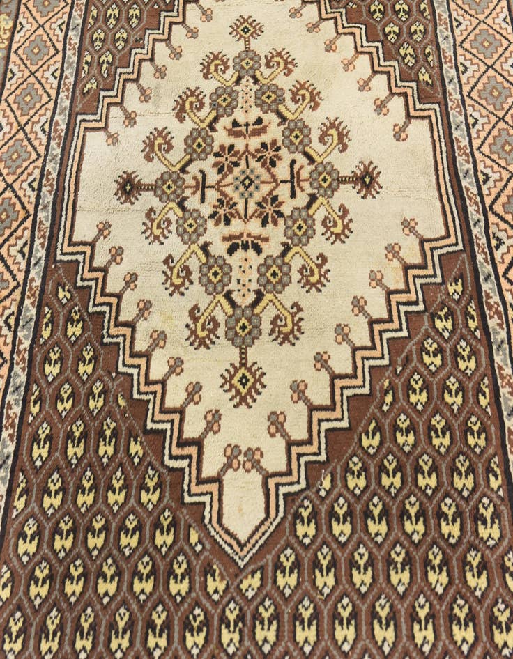 Detail image of  6' 10 x 9' 5  Hand Knotted Moroccan Wool Rug