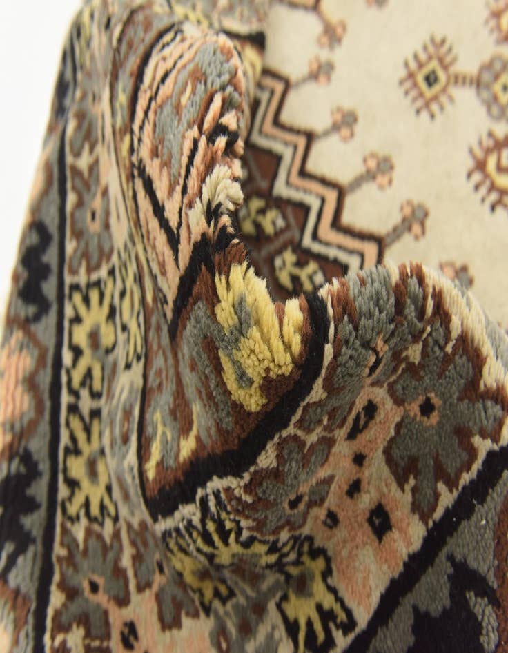 Detail image of  6' 10 x 9' 5  Hand Knotted Moroccan Wool Rug