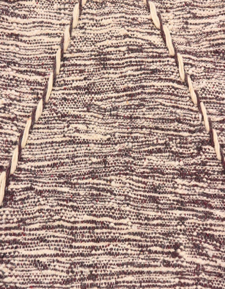 Detail image of  6' 6 x 10' 6  Hand Knotted Moroccan Wool Rug