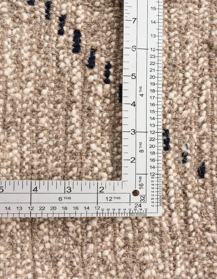 Detail image of  5' 4 x 7' 8  Hand Knotted Moroccan Wool Rug