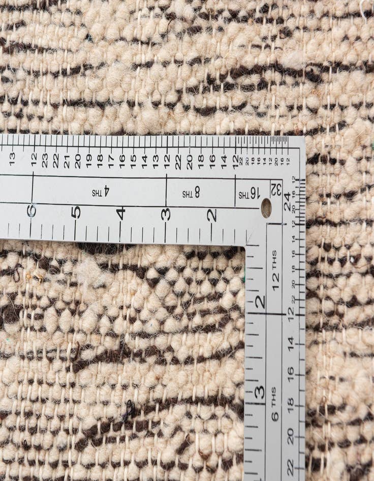 Detail image of  6' 4 x 9' 4  Hand Knotted Moroccan Wool Rug