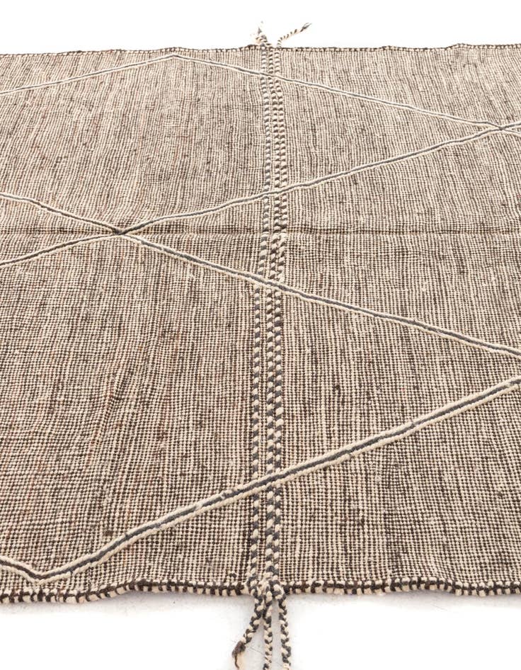 Detail image of  6' 6 x 10' 3  Hand Knotted Moroccan Wool Rug