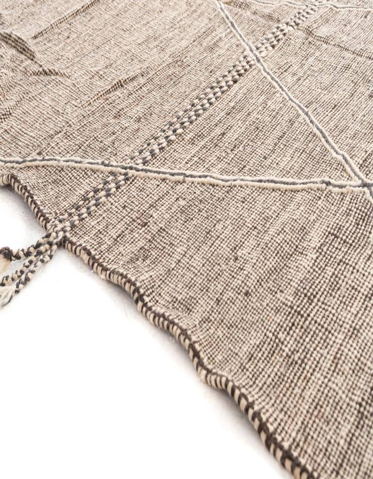 Detail image of  6' 6 x 10' 3  Hand Knotted Moroccan Wool Rug