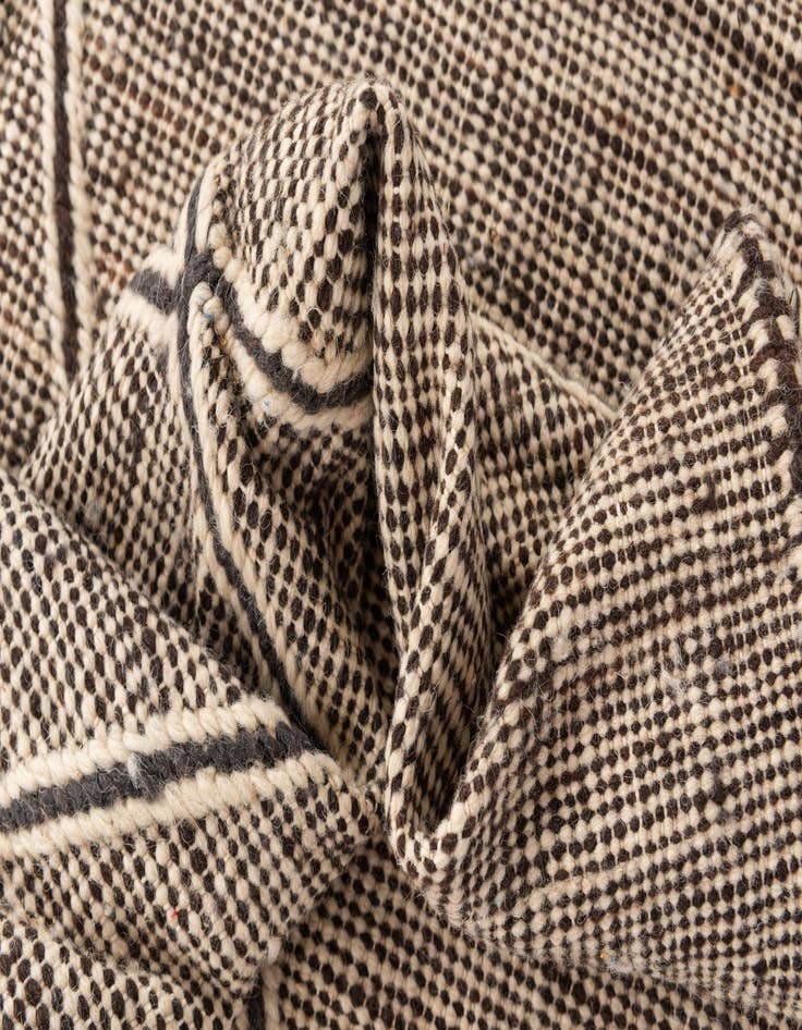 Detail image of  6' 6 x 10' 3  Hand Knotted Moroccan Wool Rug