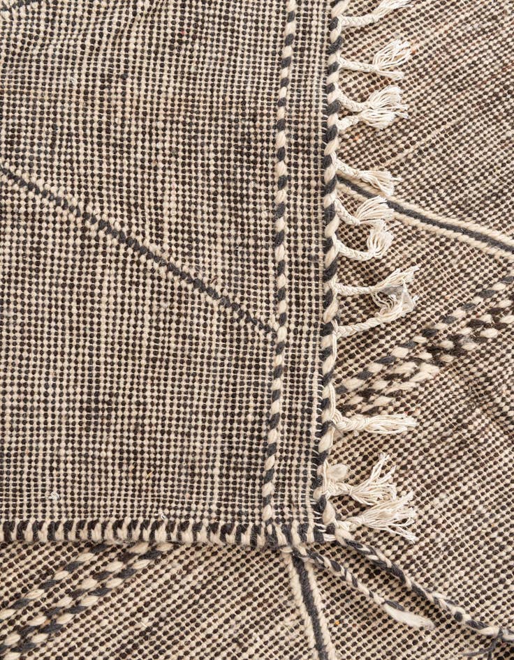 Detail image of  6' 6 x 10' 3  Hand Knotted Moroccan Wool Rug