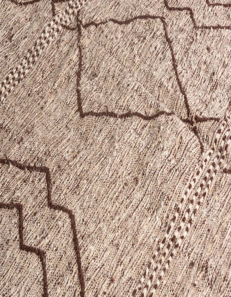 Detail image of  6' 5 x 10'  Hand Knotted Moroccan Wool Rug