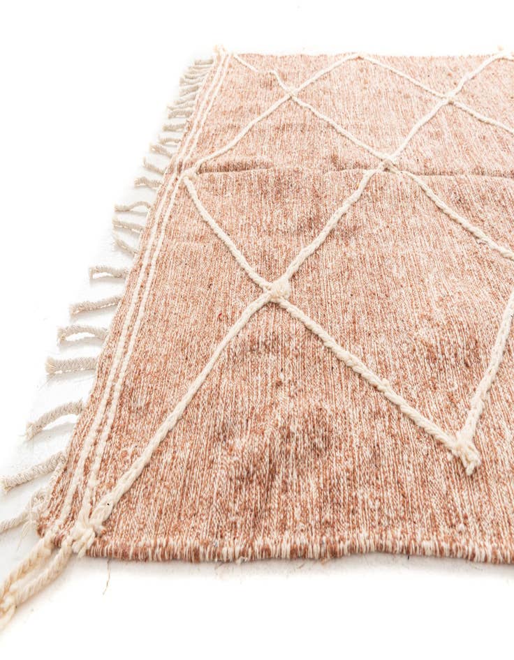 Detail image of  6' 2 x 9' 9  Hand Knotted Moroccan Wool Rug